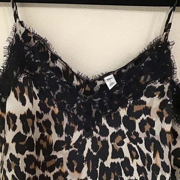 BP CAMISOLE Animal print cheetah tiger leopard lace size S NWT - Picture 3 of 3